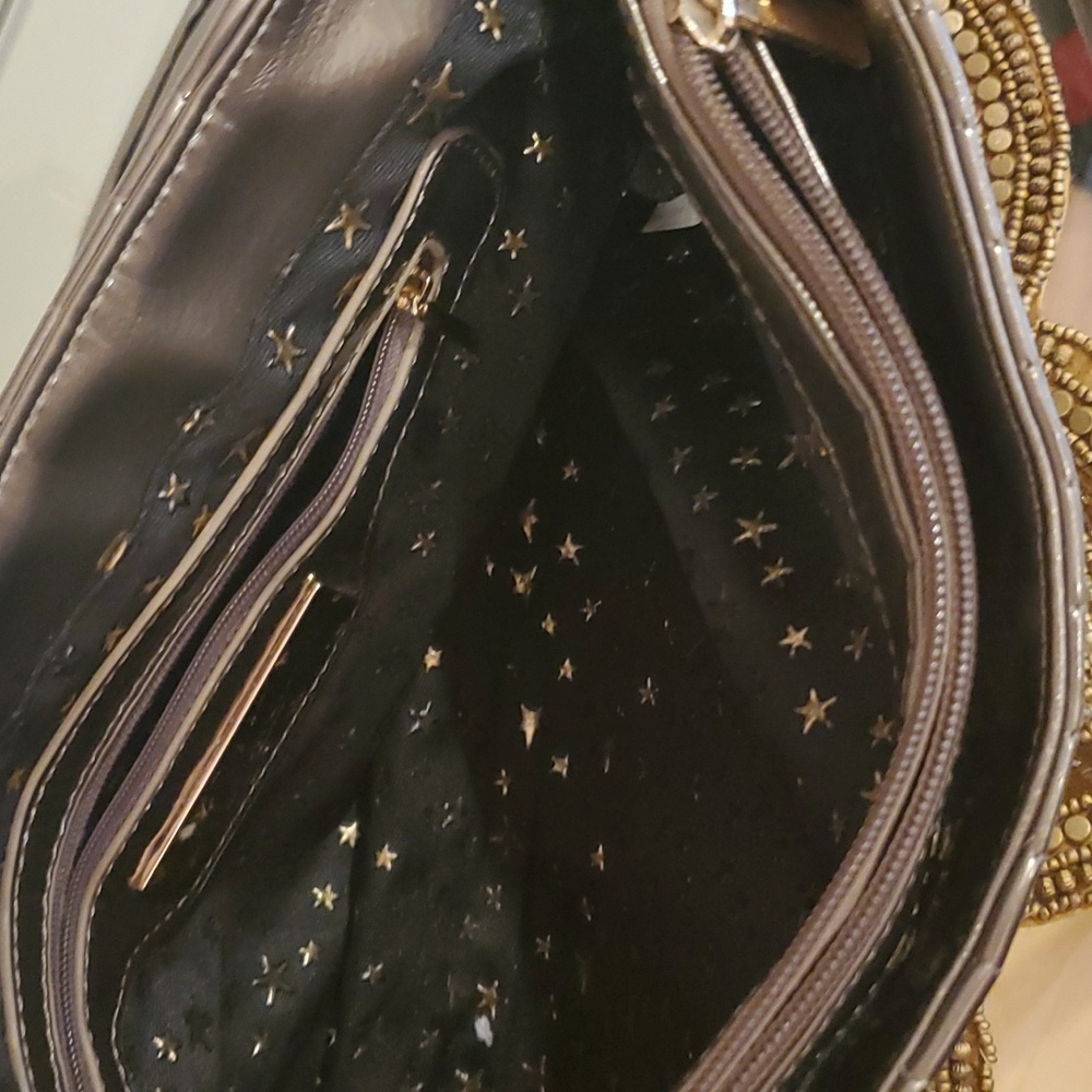 Clutch Pewter Leather Shoulder Bag - Picture 5 of 8